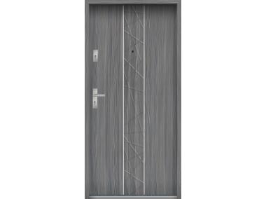 Zdjęcie: Drzwi wejściowe do mieszkań Bastion A-40 Mokka 80 cm prawe OSP KR CENTER