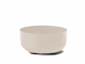 Donica plastikowa misa Sofia 30 cm beżowa LAMELA PLASTIC