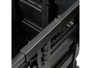 Zdjęcie: Wózek składany na zakupy Olli 45 L 25 kg black KEEEPER