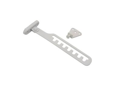 Zdjęcie: Ogranicznik okienny grzebieniowy lakier biały METRO