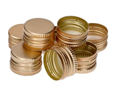 Zdjęcie: Zakrętka do butelek fi28/18 złota - 8 szt. BROWIN