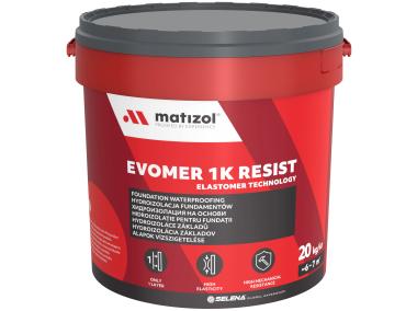 Zdjęcie: Hydroizolacja fundamentów Evomer 1K Resist 20 kg MATIZOL