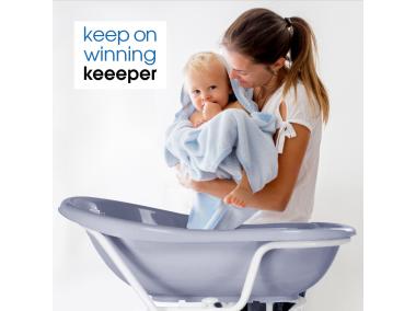 Zdjęcie: Wanienka 84 cm z korkiem Maria stars szary KEEEPER