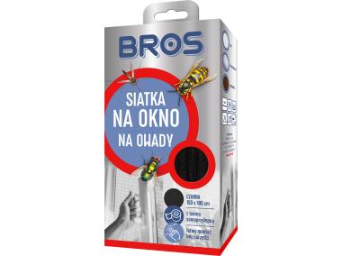 Zdjęcie: Siatka na okno 150x180 cm czarna BROS