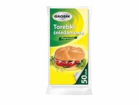 Torebki śniadaniowe papierowe 50 szt. GROSIK