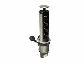 Listwa podblatowa 3 gniazda, 2xUSB, 1,4 m PF1203U DPM SOLID
