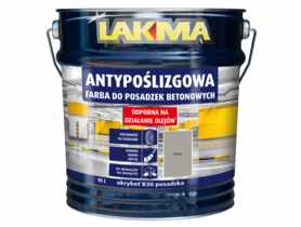 Farba do betonu Akrybet b-30 szara 10 L LAKMA SAT
