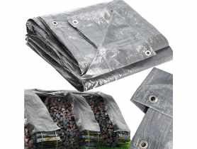 Plandeka srebrna 4x5 m zmywalna ROLIMPEX