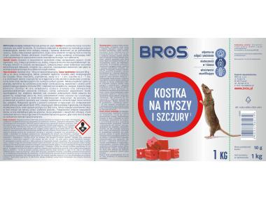 Zdjęcie: Kostka na myszy i szczury 1 kg BROS