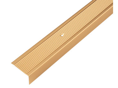 Zdjęcie: Listwa schodowa ALU złoty 1000x45x23 mm ALBERTS