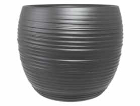 Osłonka doniczkowa 17 cm antracyt mat CERMAX