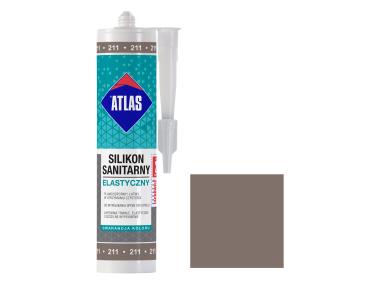 Zdjęcie: Silikon sanitarny elastyczny 211 cementowy 280 ml ATLAS