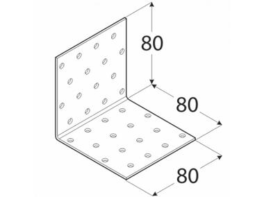 Zdjęcie: Kątownik montażowy 8x8x8 cm KM9 DMX