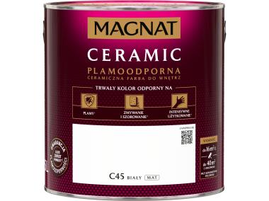 Zdjęcie: Farba Ceramic biały C45 2,5L MAGNAT