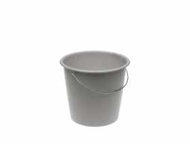 Wiadro z uchwytem metalowym 10 L szare KEEEPER