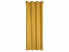 Zasłona Lili 140x250 cm miodowa na przlotkach EUROFIRANY