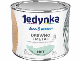 Emalia akrylowa Deco&Protect drewno i metal mat zielony jasny 0,2 L JEDYNKA