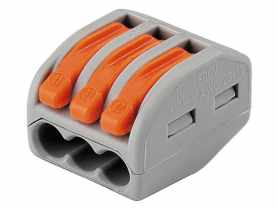 Złączka Wago 3x4 mm uniwersalna - 12 szt. z dźwigniami EPN