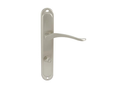 Zdjęcie: Klamka Ballen M9 nikiel WC 72 mm DOMINO