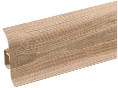 Zdjęcie: Listwa przypodłogowa PVC Premium Classic 22x59 mm; 2,20 m Dąb Country Mat CEZAR