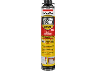 Zdjęcie: Klej murarski profesjonalny Soudabond Blocks PRO 750 ml Soudal