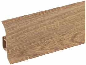 Listwa przypodłogowa PVC Premium Classic 22x59 mm; 2,20 m Dąb Newport Mat CEZAR