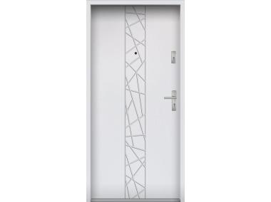 Zdjęcie: Drzwi wejściowe do mieszkań Bastion N-53 Biały 80 cm lewe OSP KR CENTER