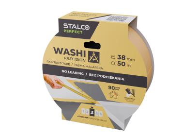 Zdjęcie: Taśma malarska Washi precyzyjna 38 mm x 50 m PERFECT