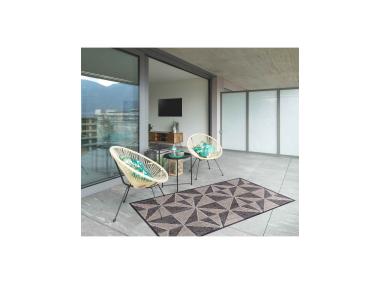 Zdjęcie: Dywan Express 67x140 cm geometria czarno-brązowy MULTI-DECOR