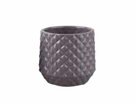 Osłonka ceramiczna brązowa TAJEMNICZY OGRÓD