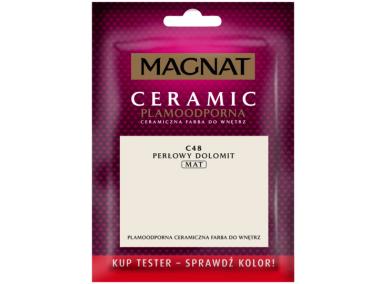 Zdjęcie: Farba Ceramic tester koloru perłowy dolomit C48 30ml MAGNAT