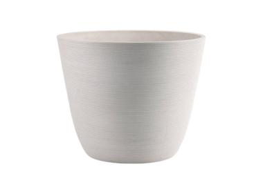Zdjęcie: Doniczka z kompozytu 35x35x28 cm biała TIN TOURS