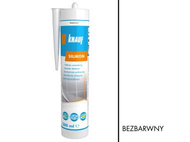 Zdjęcie: Silikon sanitarny bezbarwny 280 ml KNAUF