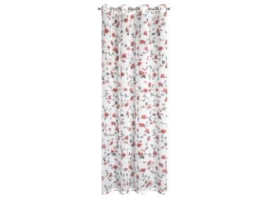 Zdjęcie: Zasłona Jenny 140x250 cm biało-ceglana EUROFIRANY