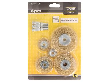 Zdjęcie: Szczotki druciane trzpieniowe 5 szt. HOME TOOLS