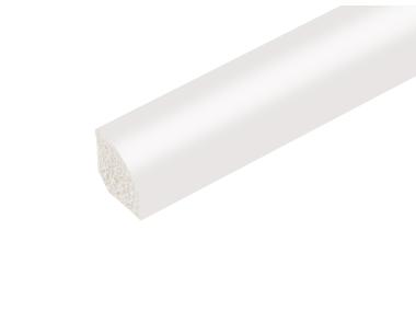 Zdjęcie: Kształtownik PVC ćwierćwałek 13 mm - 2,5 m biały CEZAR