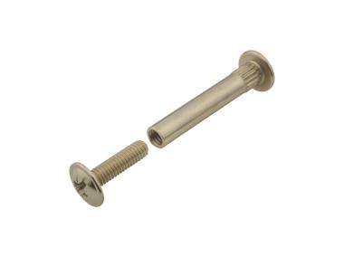 Zdjęcie: Złącze śrubowe fi-5 mm nikiel 4 sztuki METRO