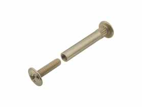 Złącze śrubowe fi-5 mm nikiel 4 sztuki METRO