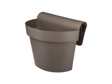 Zdjęcie: Doniczka balkonowa z uchwytem Esprit 30x20 cm mokka VERDENIA