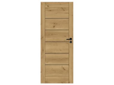 Zdjęcie: Drzwi wewnętrzne Chicago dąb górski 80 cm prawe pełne slim WINDOOR
