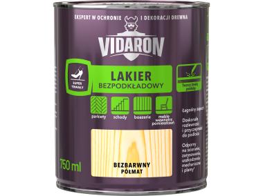 Zdjęcie: Lakier bezpodkładowy półmat 0,75L VIDARON