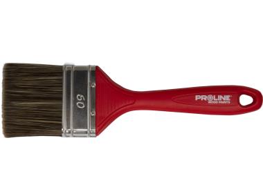 Zdjęcie: Pędzel płaski standard 50mm,rączka plastik,do drewniany PROLINE