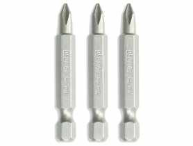 Zestaw końcówek wkrętakowych Phillips PH1/2/3x50 mm blister DEDRA