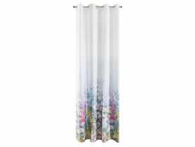 Zasłona Becky 140x250 cm kremowo-różowa na przelotkach EUROFIRANY