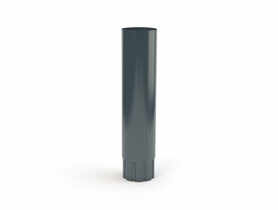 Rura spustowa 87 mm - 1 m StalGam grafit GAMRAT