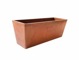Doniczka 45x16x16 cm terakota prostokątna TIN TOURS