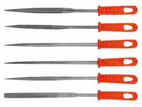 Pilniki iglaki do metalu, zestaw 6 sztuk TOP TOOLS