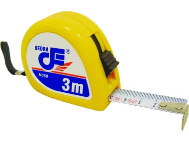 Zdjęcie: Miarka zwijana, blokada, zaczep, Neon 5 m -19 mm DEDRA