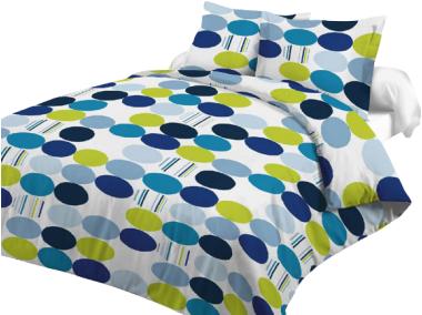 Zdjęcie: Komplet pościeli bawełnianej Poliester 160x200; 70x80x2 Puntos MISS LUCY