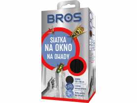 Siatka na okno 130x150 cm czarna BROS